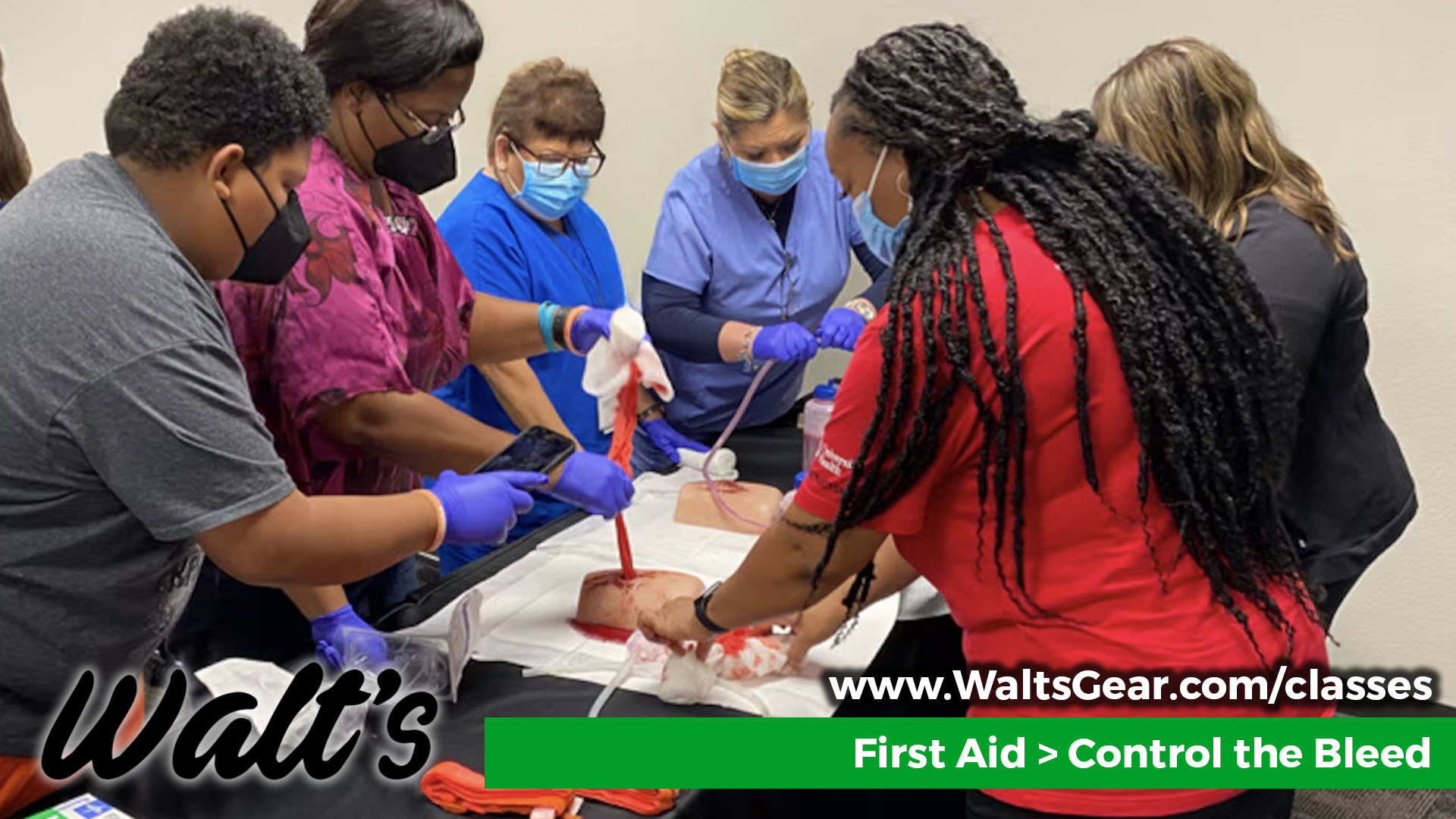 First Aid - Control the Bleed | Walt's