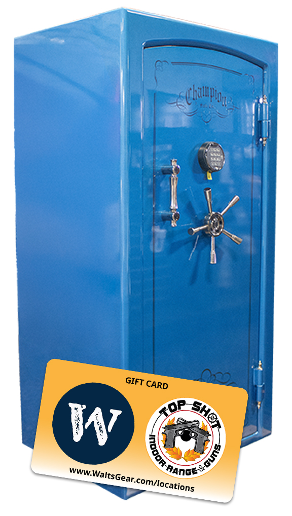 Champion Cobalt Blue TR25 Safe & Gift Card Giveaway | WaltsGear.com